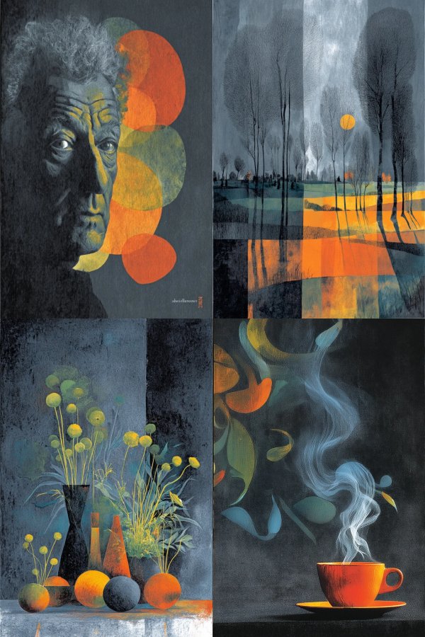 Surrealist Visions in Color and Shadow