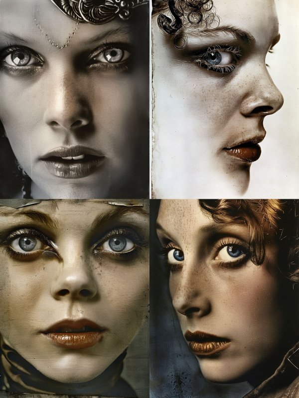 Ethereal Gaze of Timeless Beauty