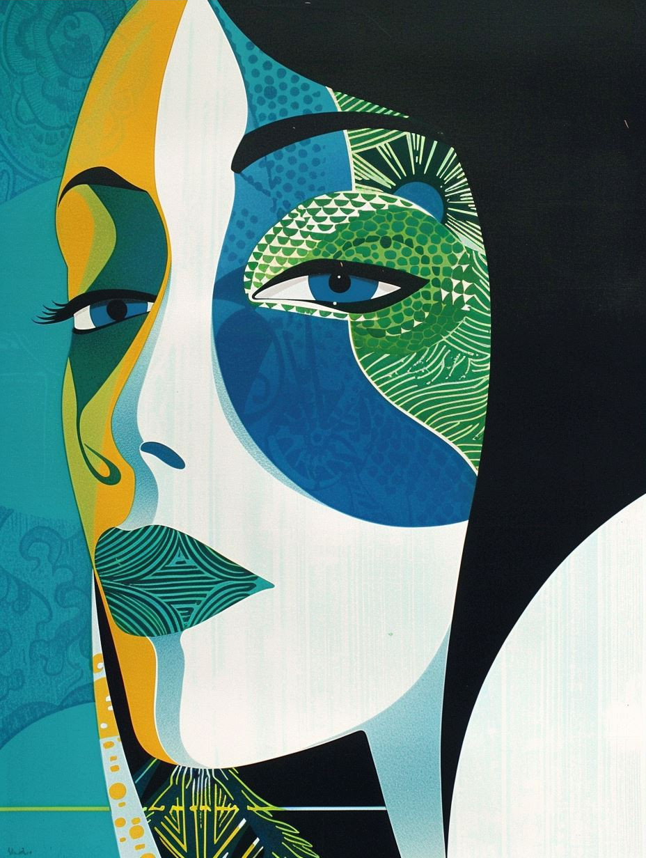 Geometric Prism Portrait Series - Image 3