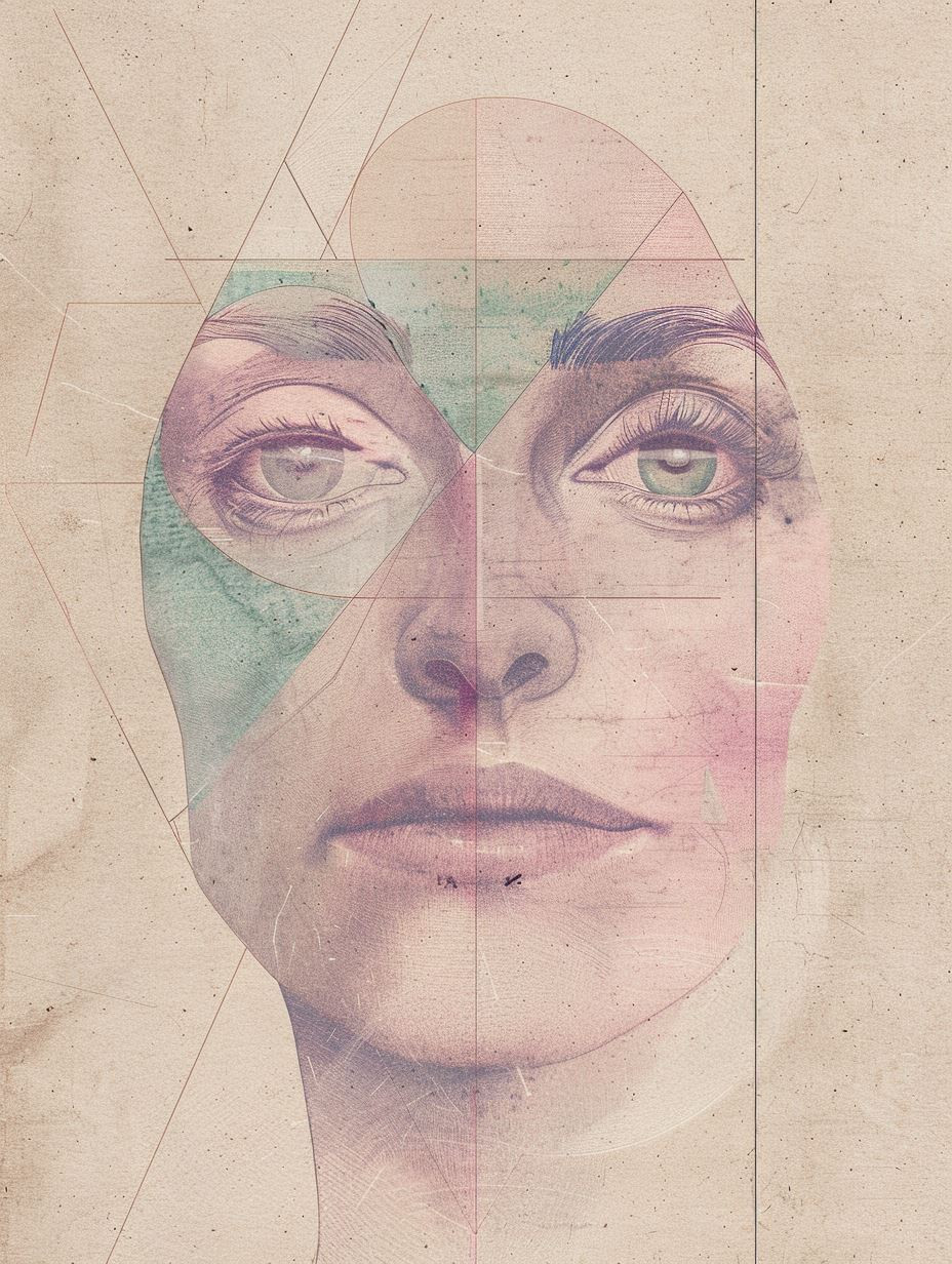 Geometric Soul: A Study of Fragmented Beauty - Image 4