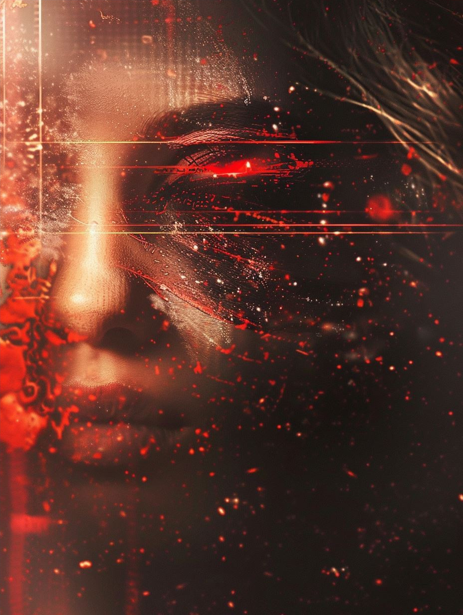 Crimson Digital Neural Consciousness - Image 4