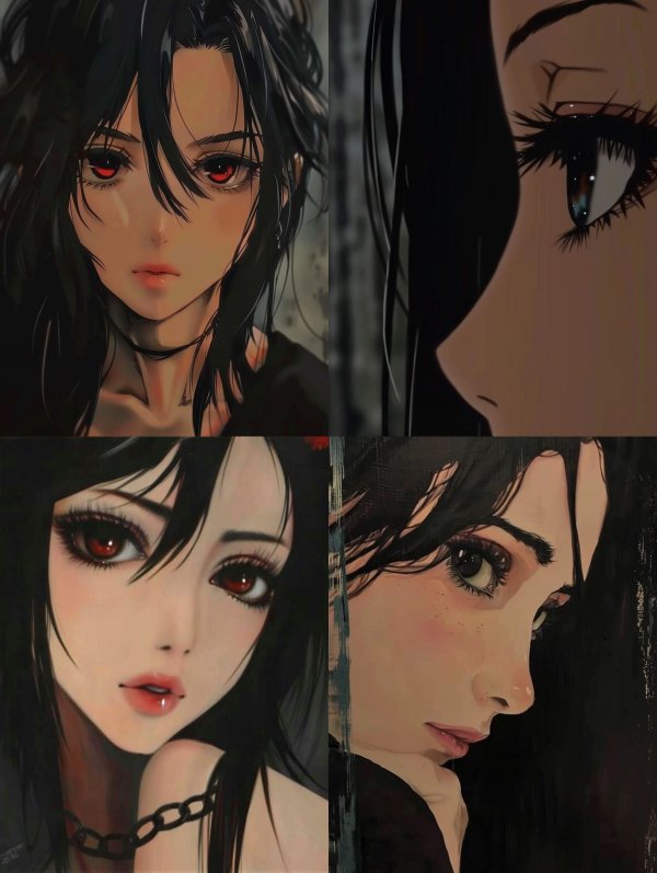 Dark Gaze: Anime Portrait Collection