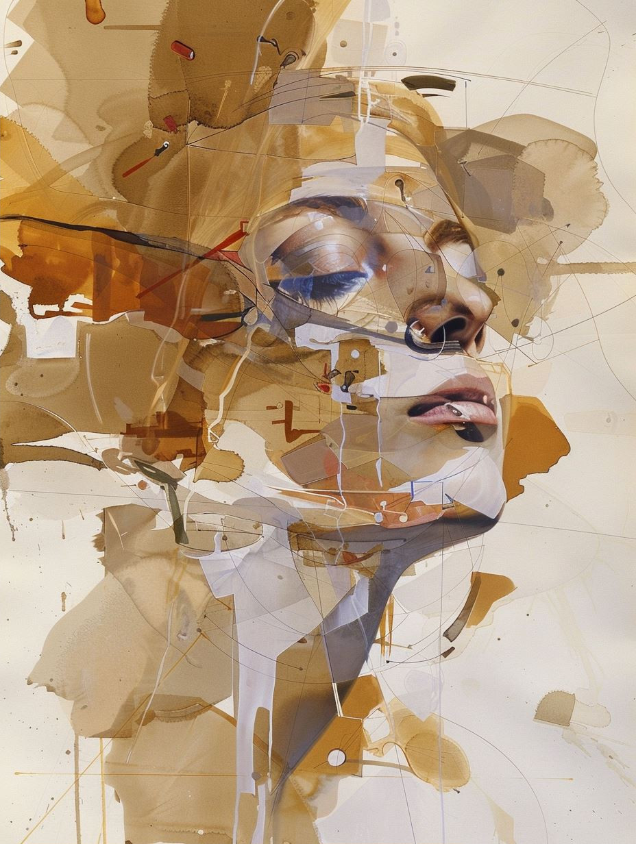 Fragmented Soul Abstract Portraits - Image 2