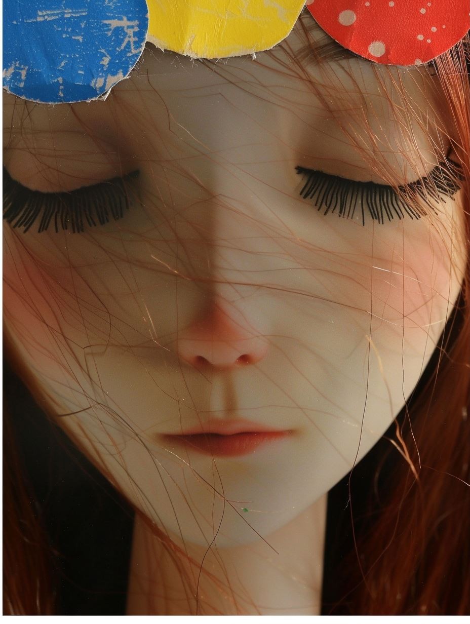 Ethereal Dream of Red Silk - Image 1