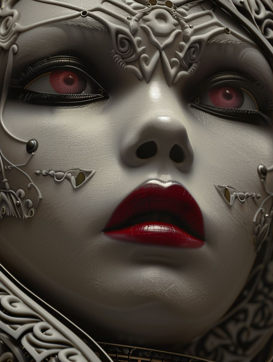 Ethereal Gothic Portraiture Study - Image 3