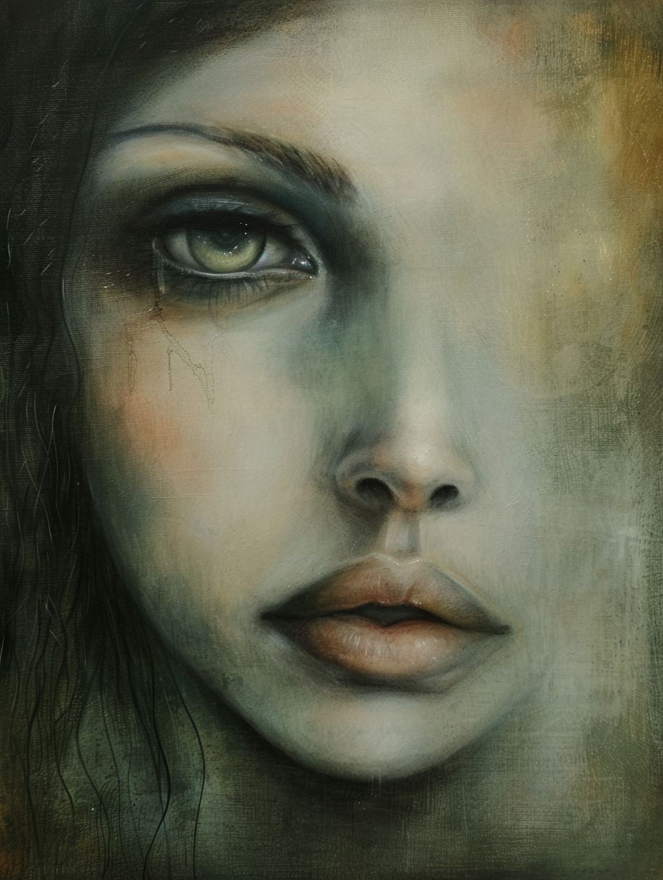 Melancholic Gaze of Ethereal Souls - Image 2
