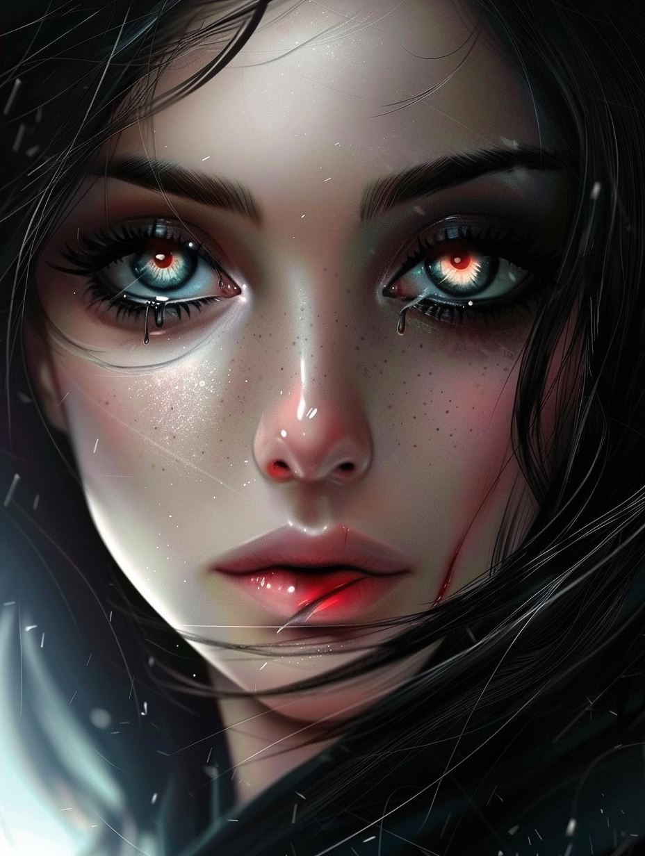 Haunting Gazes: A Digital Art Study - Image 2