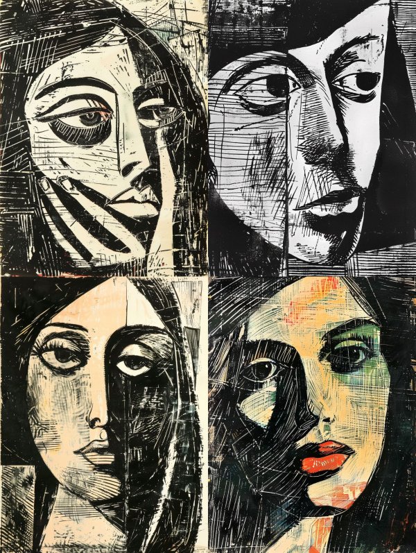 Fragmented Faces of Human Emotion