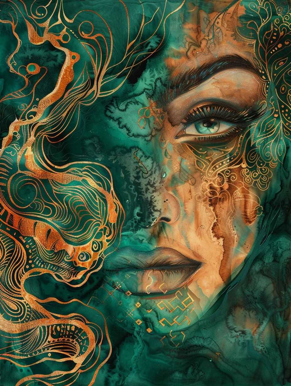 Emerald Soul in Golden Veins - Image 3