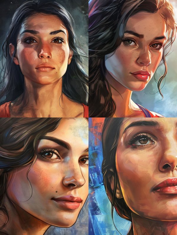 Digital Portraits of Ethereal Women