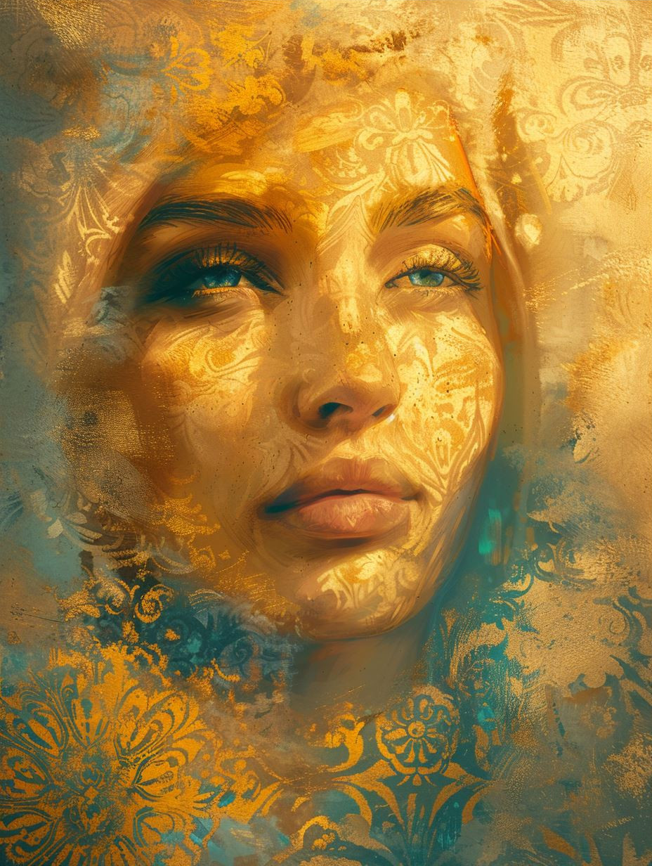Golden Ethereal Dream Portraits - Image 3