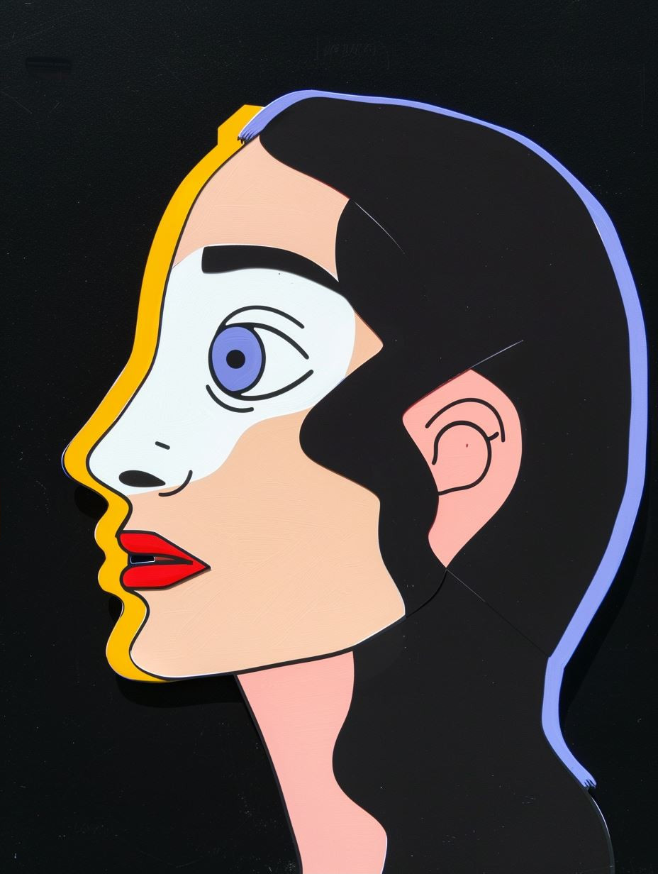 Faces of Contrast: A Stylized Quartet - Image 2
