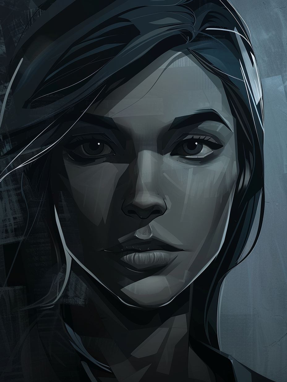 Melancholy Azure Gaze - Image 2