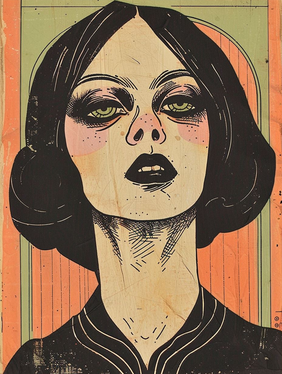 Retro Pop Art Portrait - Image 3