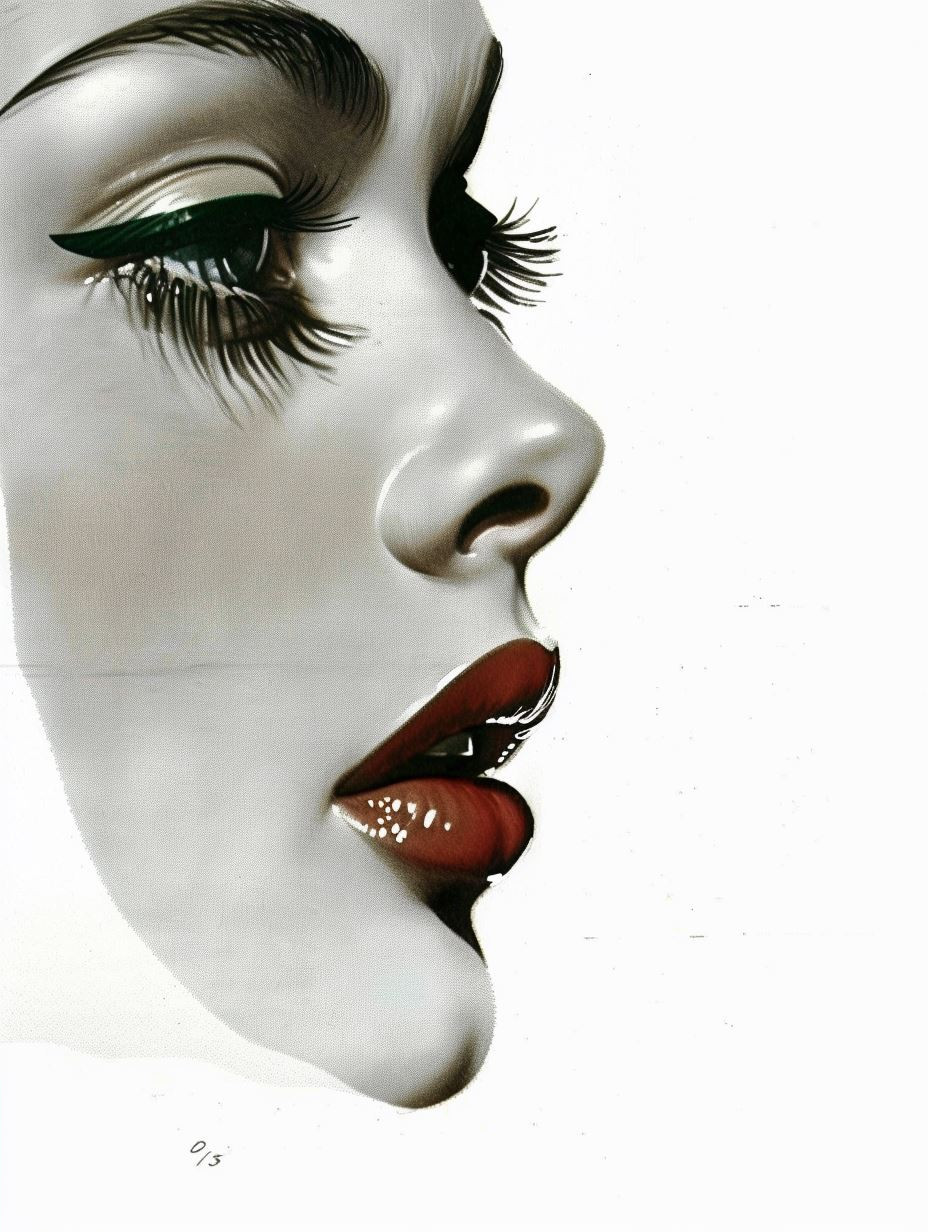 Vintage Glamour Beauty Illustrations - Image 2