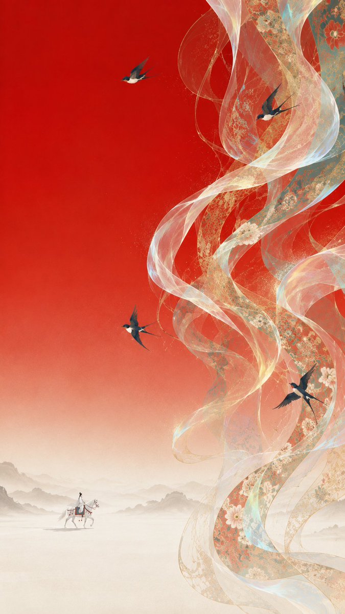 Silk Road Etherealism: Dunhuang Fusion Poster