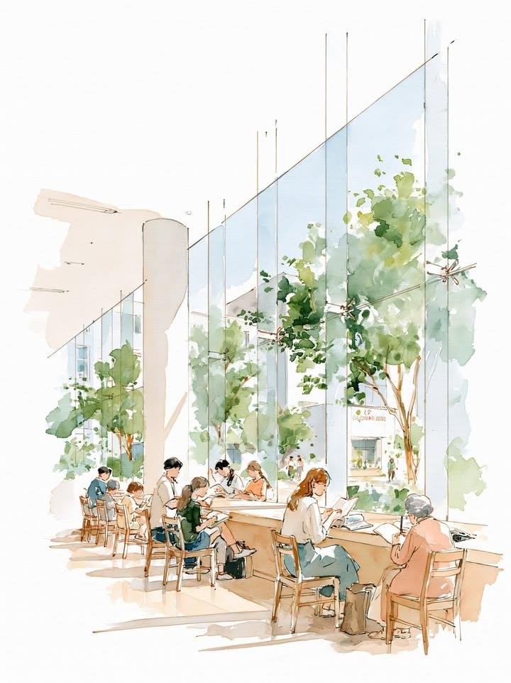 Customizable Architectural Concept Illustration