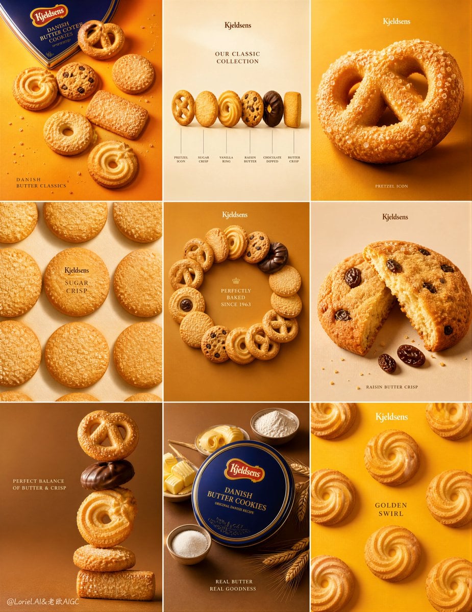 Kjeldsens Premium 9-Grid Cookie Campaign