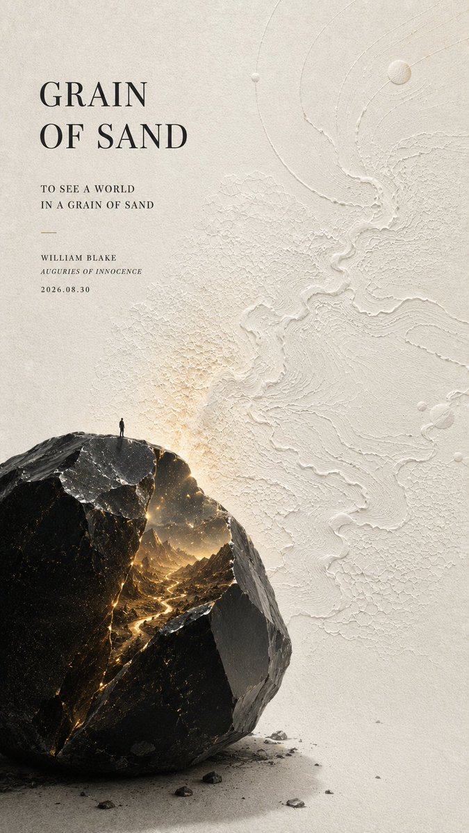 Minimalist Literary Sculptural Poster