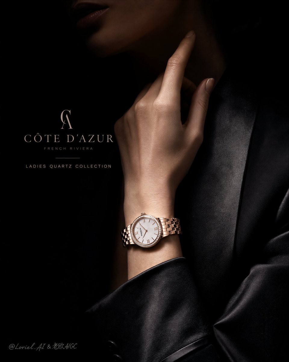 Côte d’Azur Luxury Women's Watch Editorial Campaign