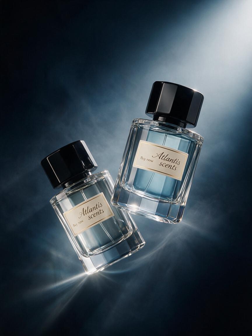 Floating Luxury Fragrance Editorial
