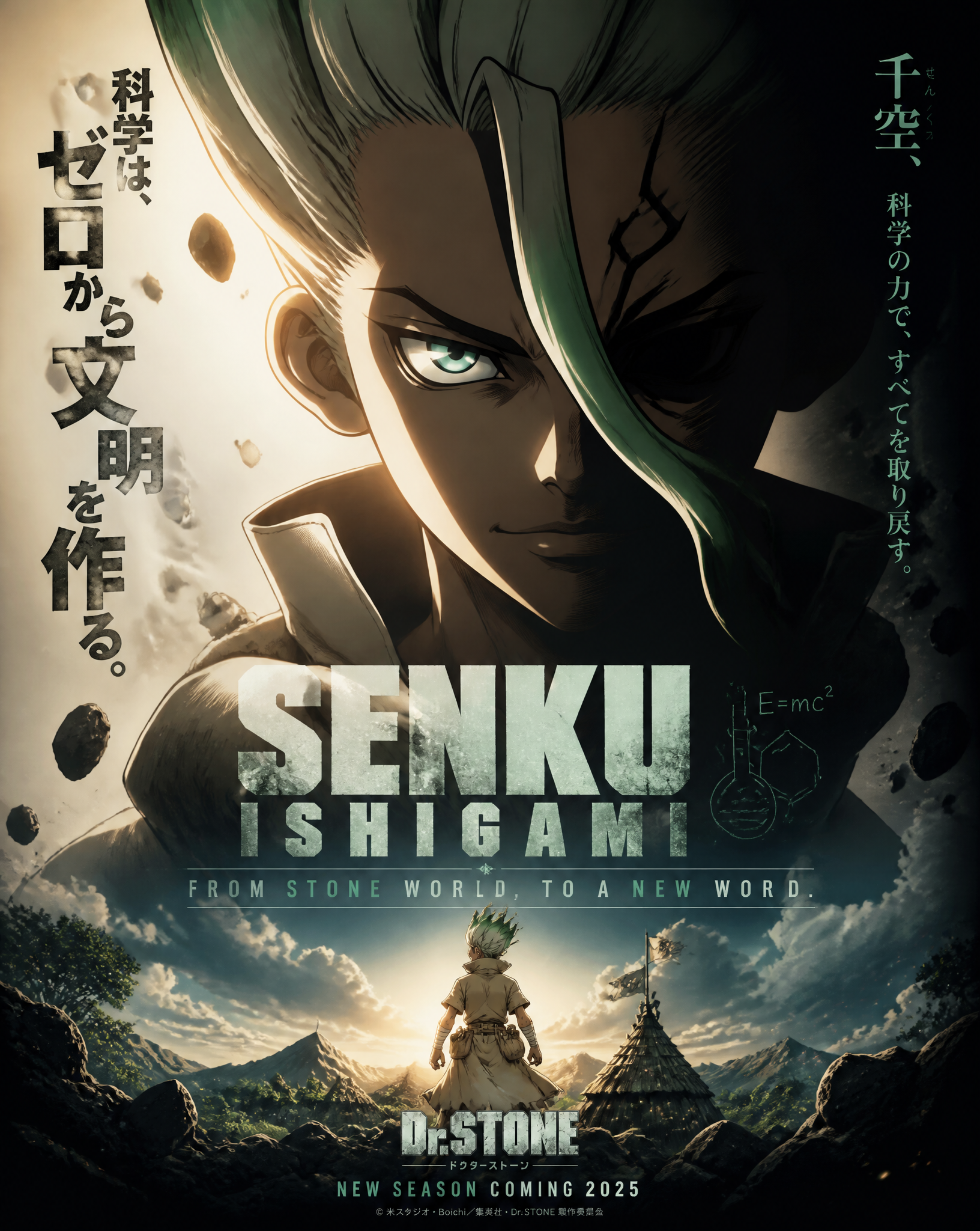 Dr. Stone Inspired Character Poster