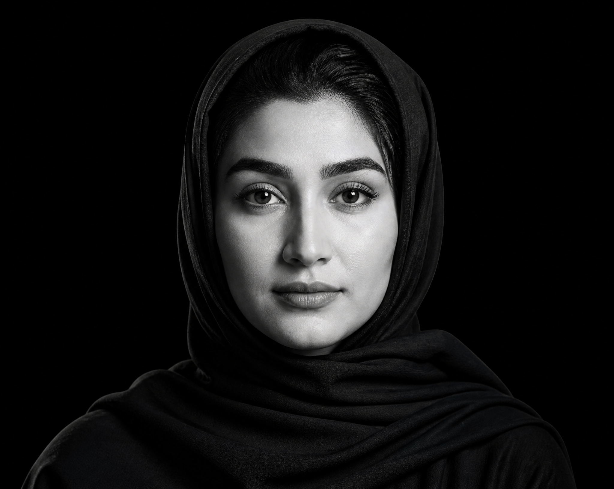Ultra-Premium Monochrome Studio Portrait