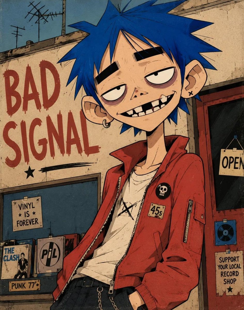 Stylized 2D Alternative Character Portrait