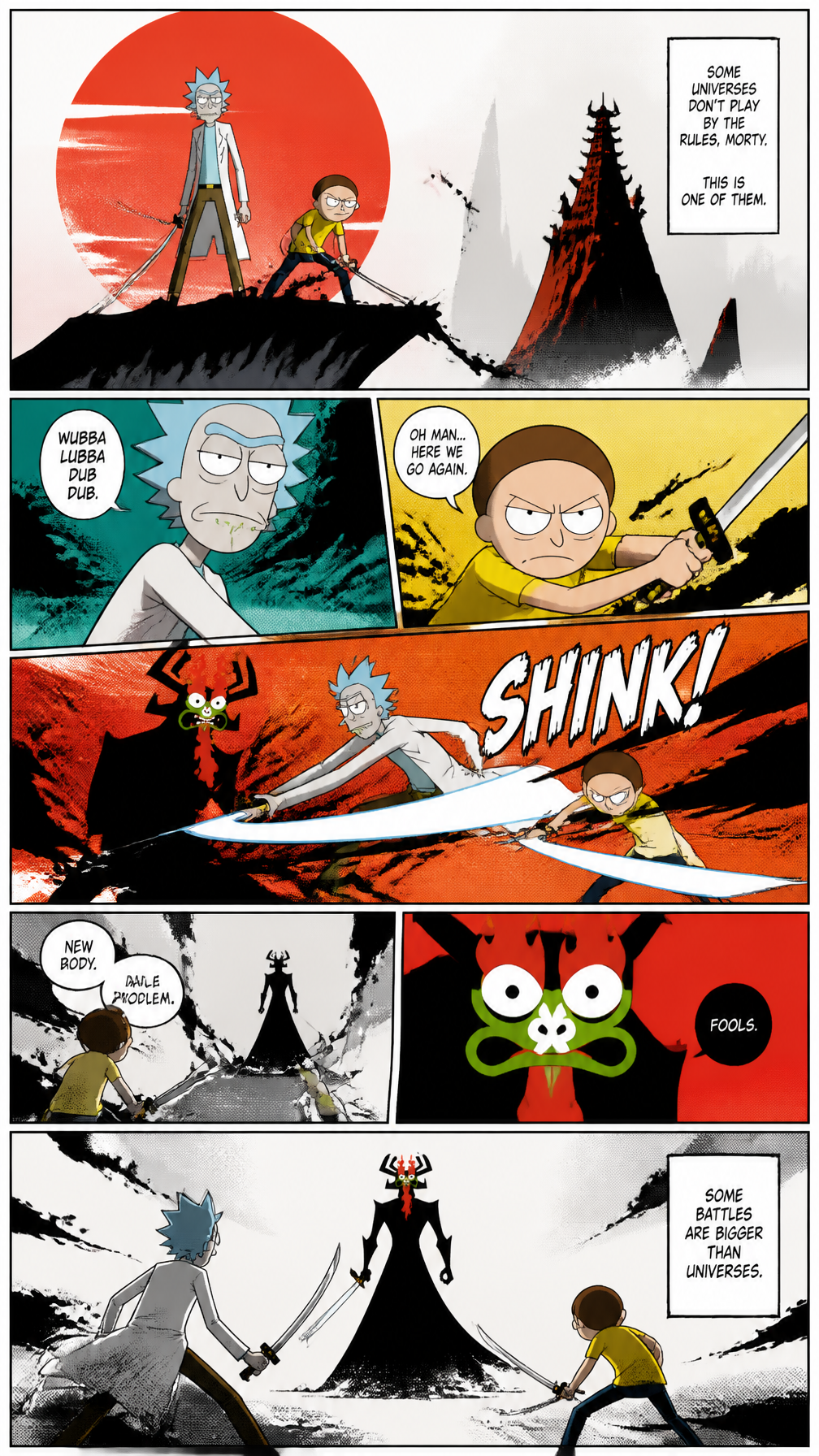 Interdimensional Samurai Manga Fusion