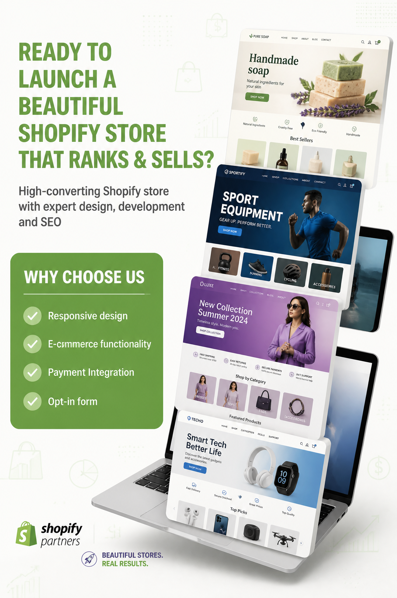 Modern Shopify Agency Promotional Graphic