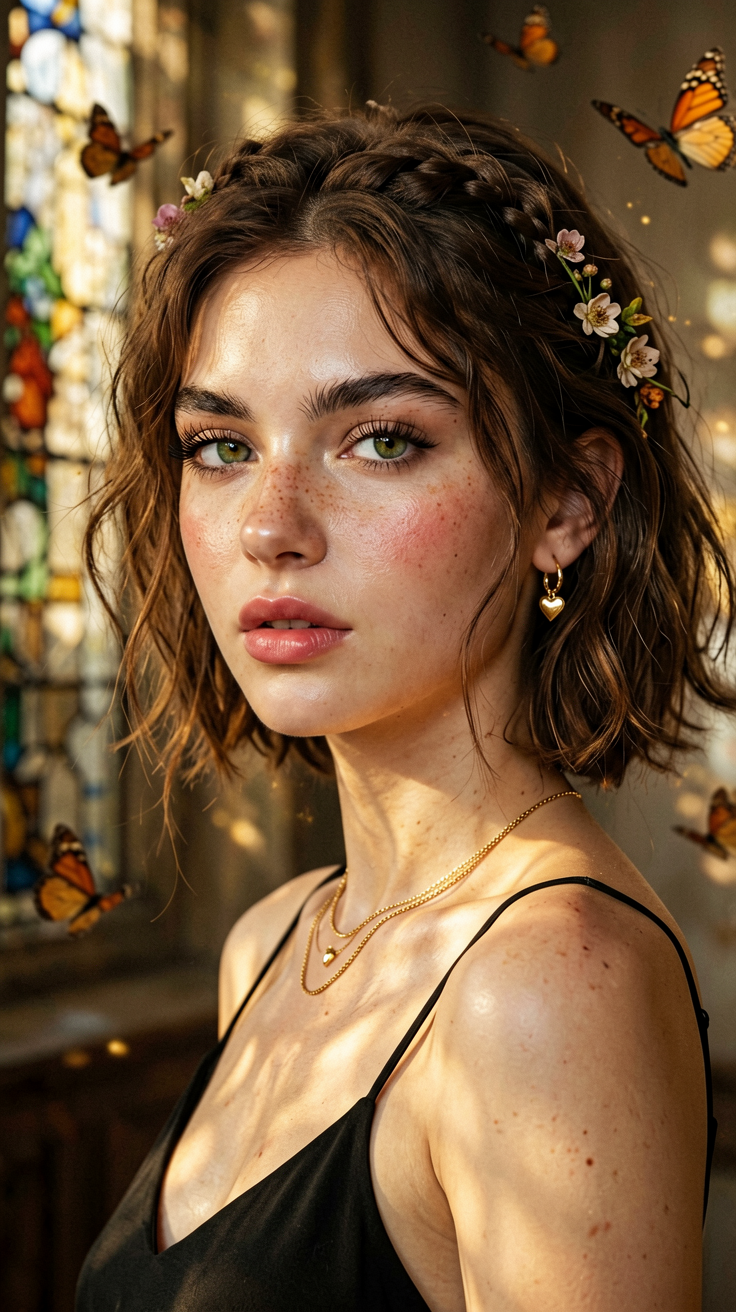 Ethereal Golden Hour Beauty Portrait