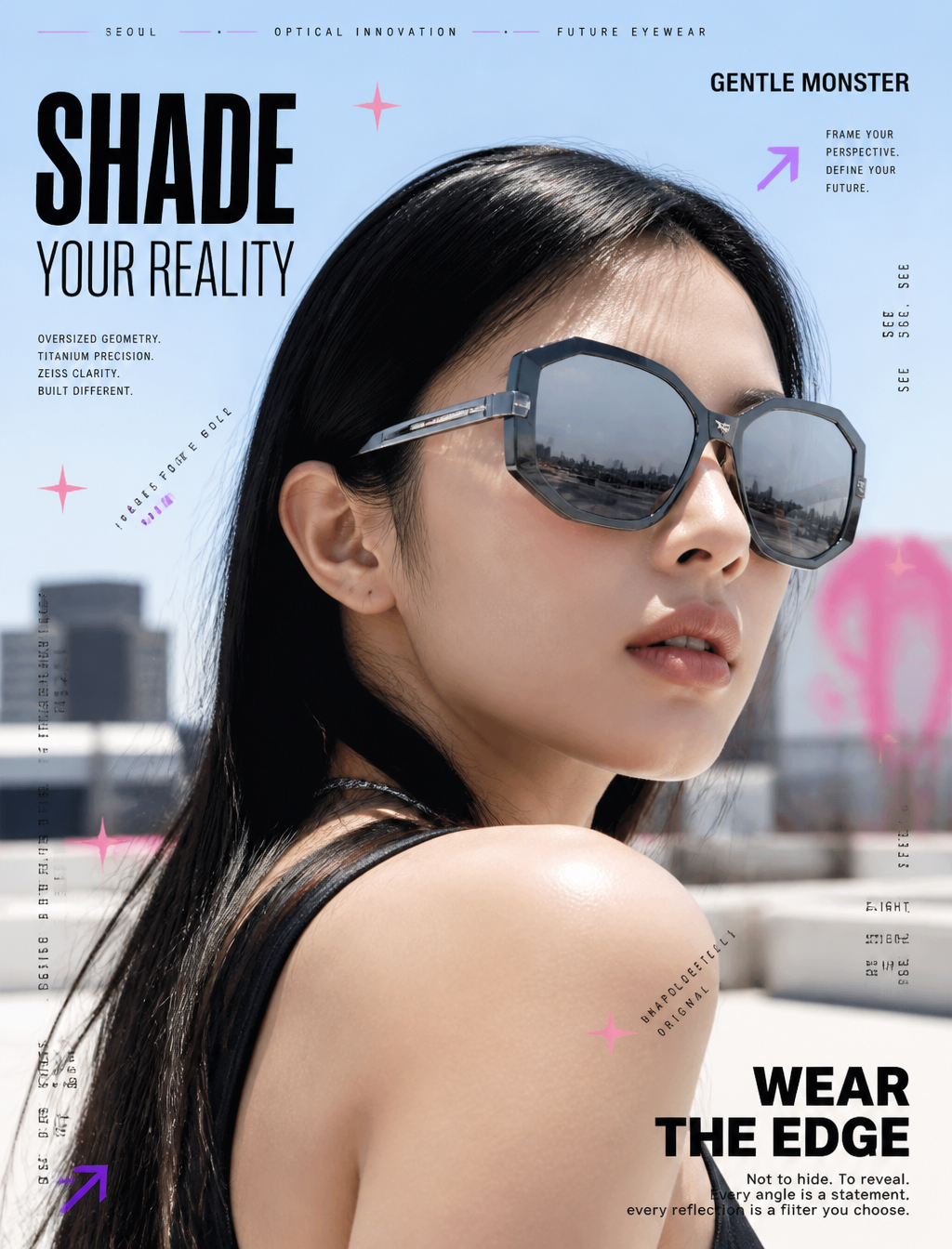 Avant-Garde Urban Eyewear Editorial