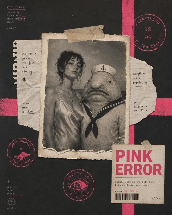 Avant-Garde Mixed Media Zine Poster