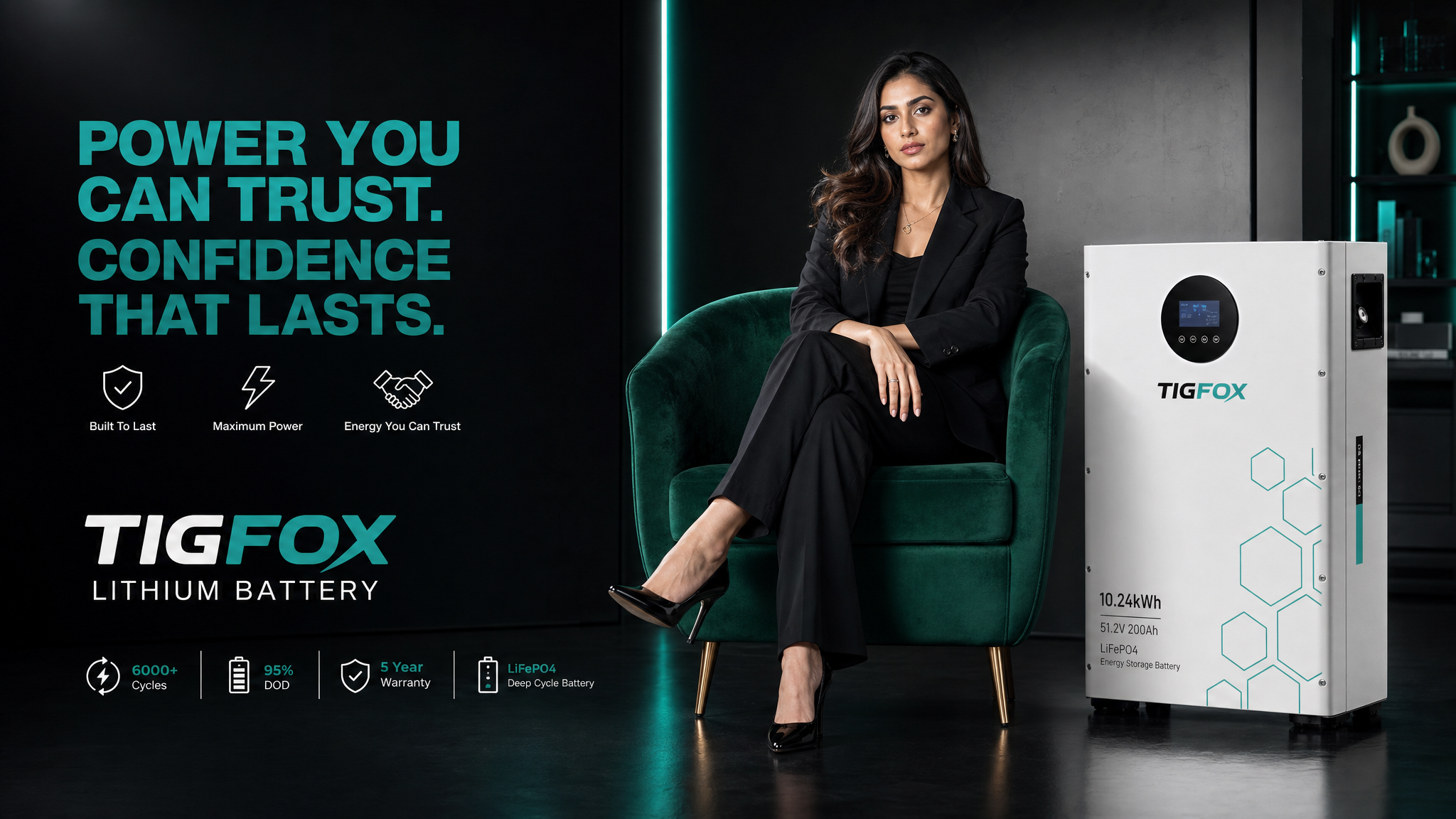 Tigfox Luxury Battery Commercial Photography