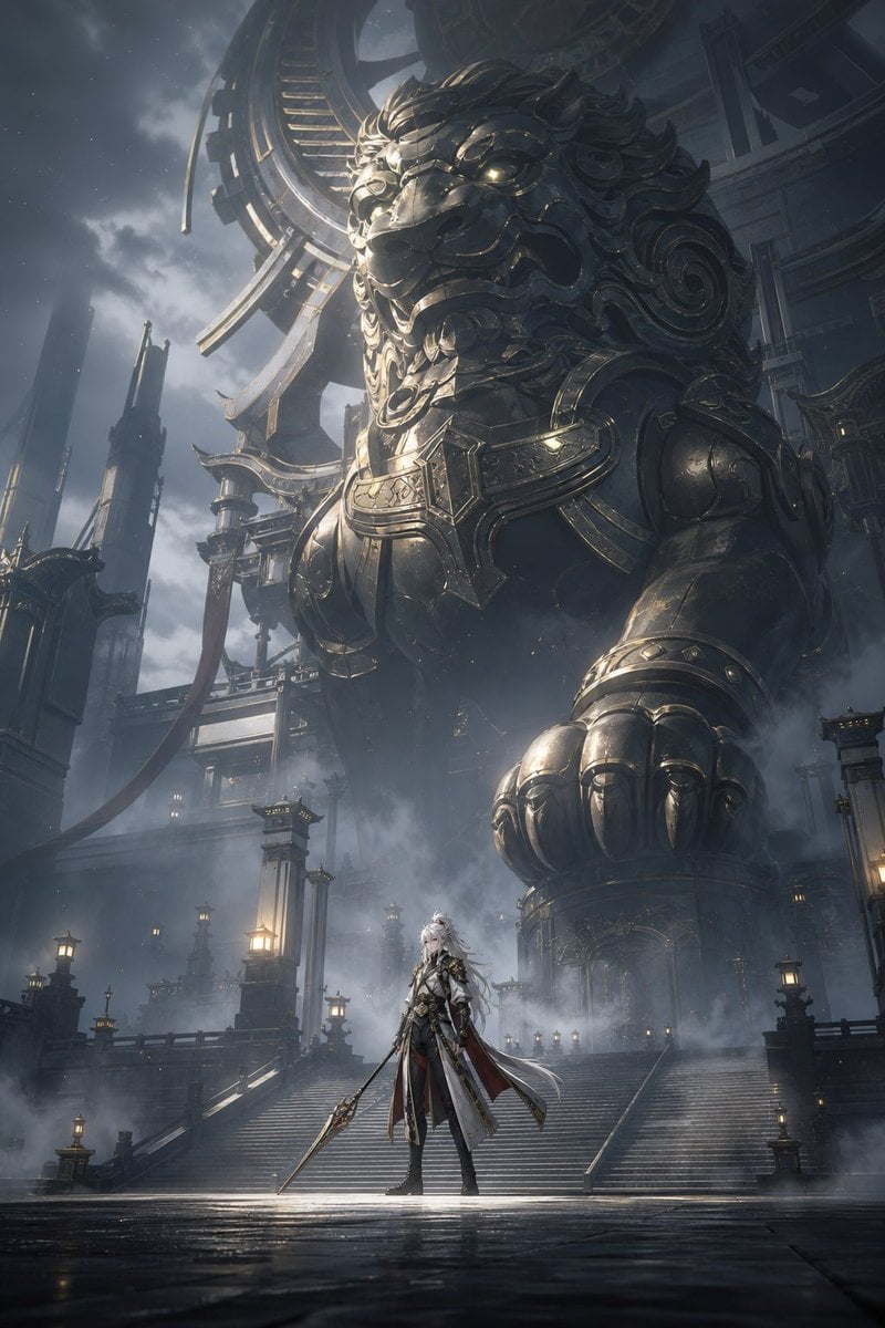 Colossal Monument Scale Contrast