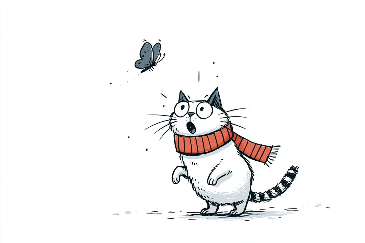 Quirky Hand-Drawn Character Illustration