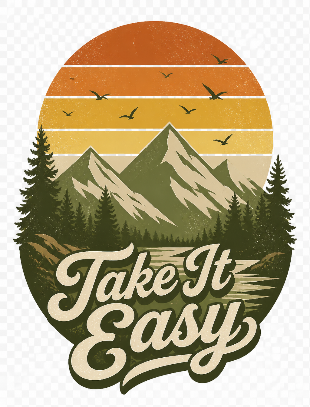 Vintage Geometric Nature Retreat