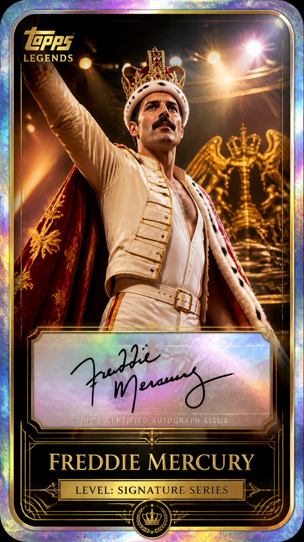 Freddie Mercury Signature Series Trading Card