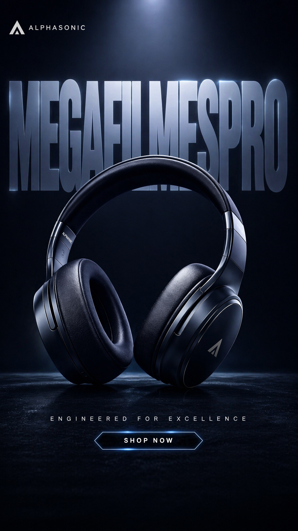 Modern Typography Logo for Megafilmespro
