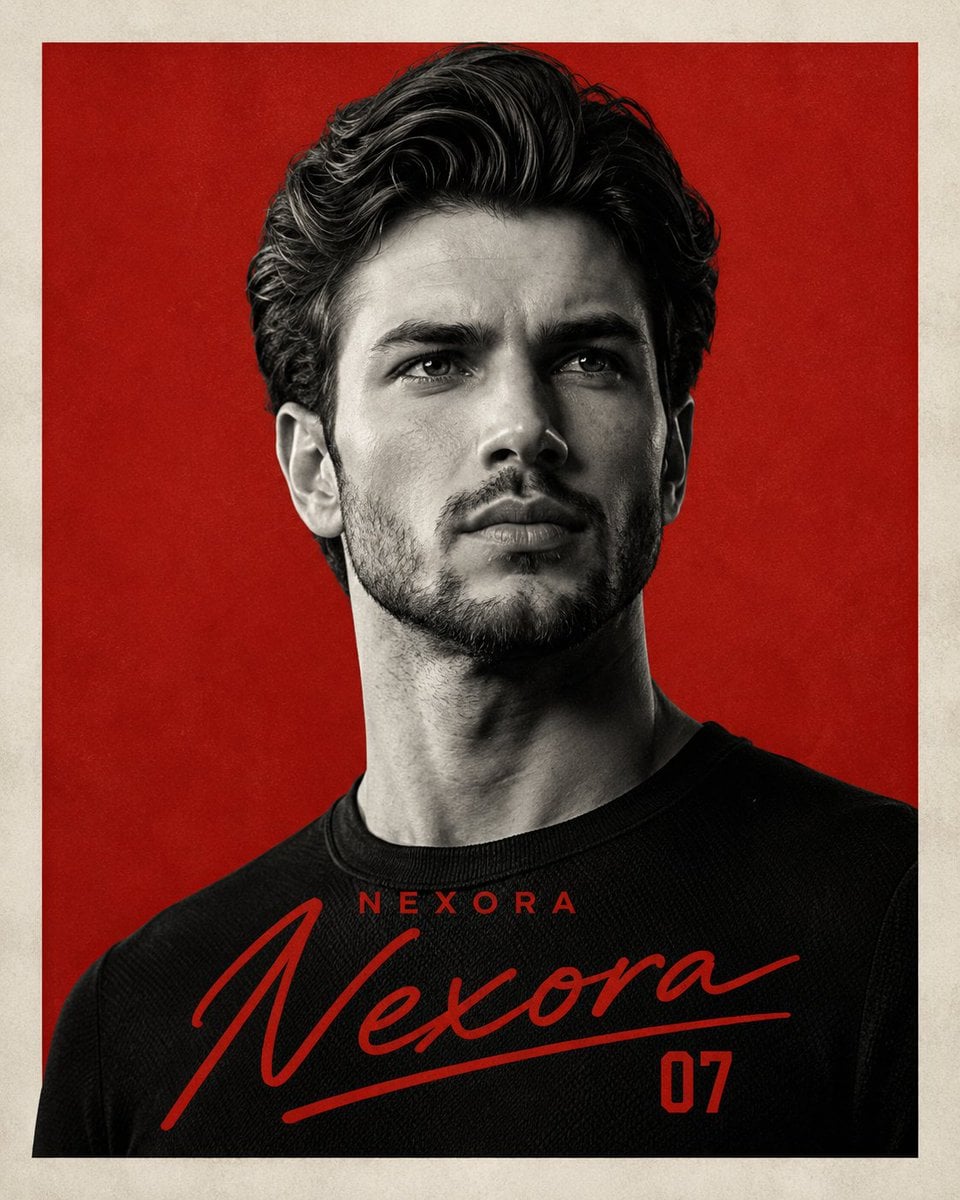 Cinematic Sports Editorial Portrait Poster