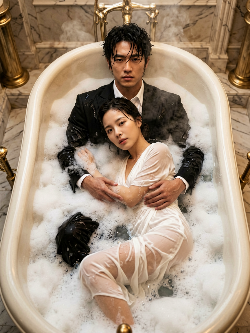 Romantic Luxury Bath Editorial