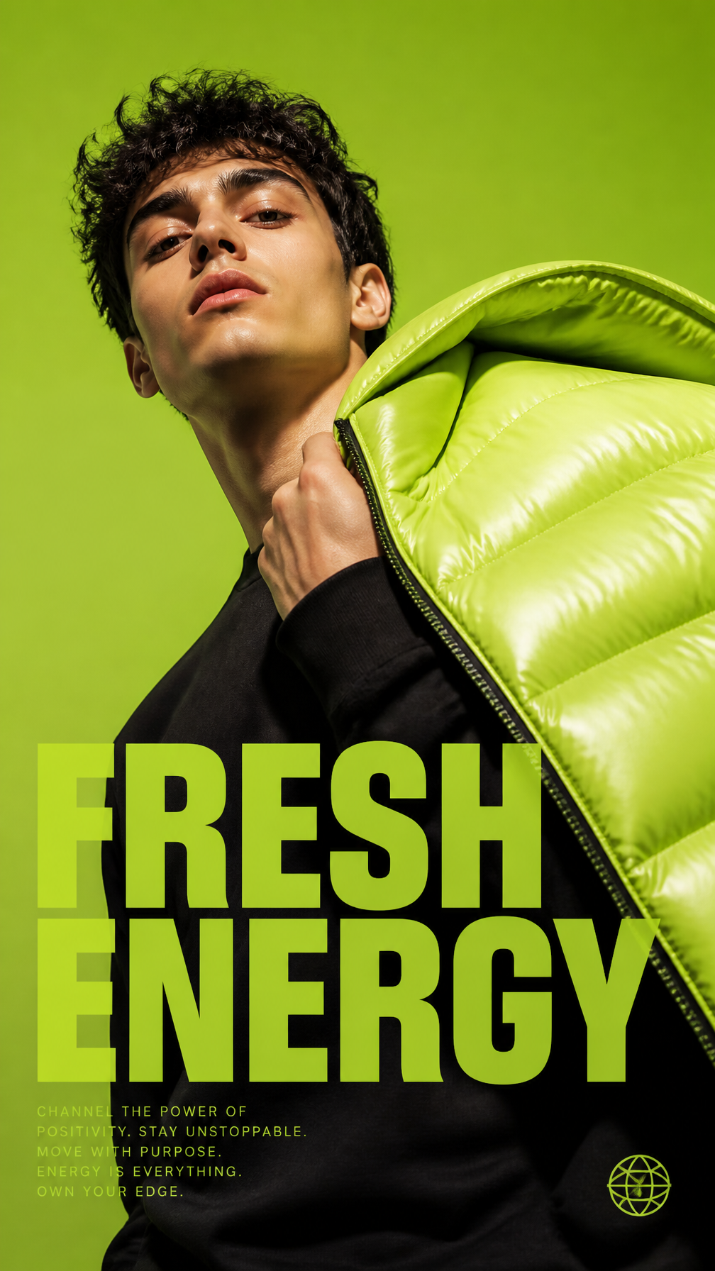Neon Lime Streetwear Editorial