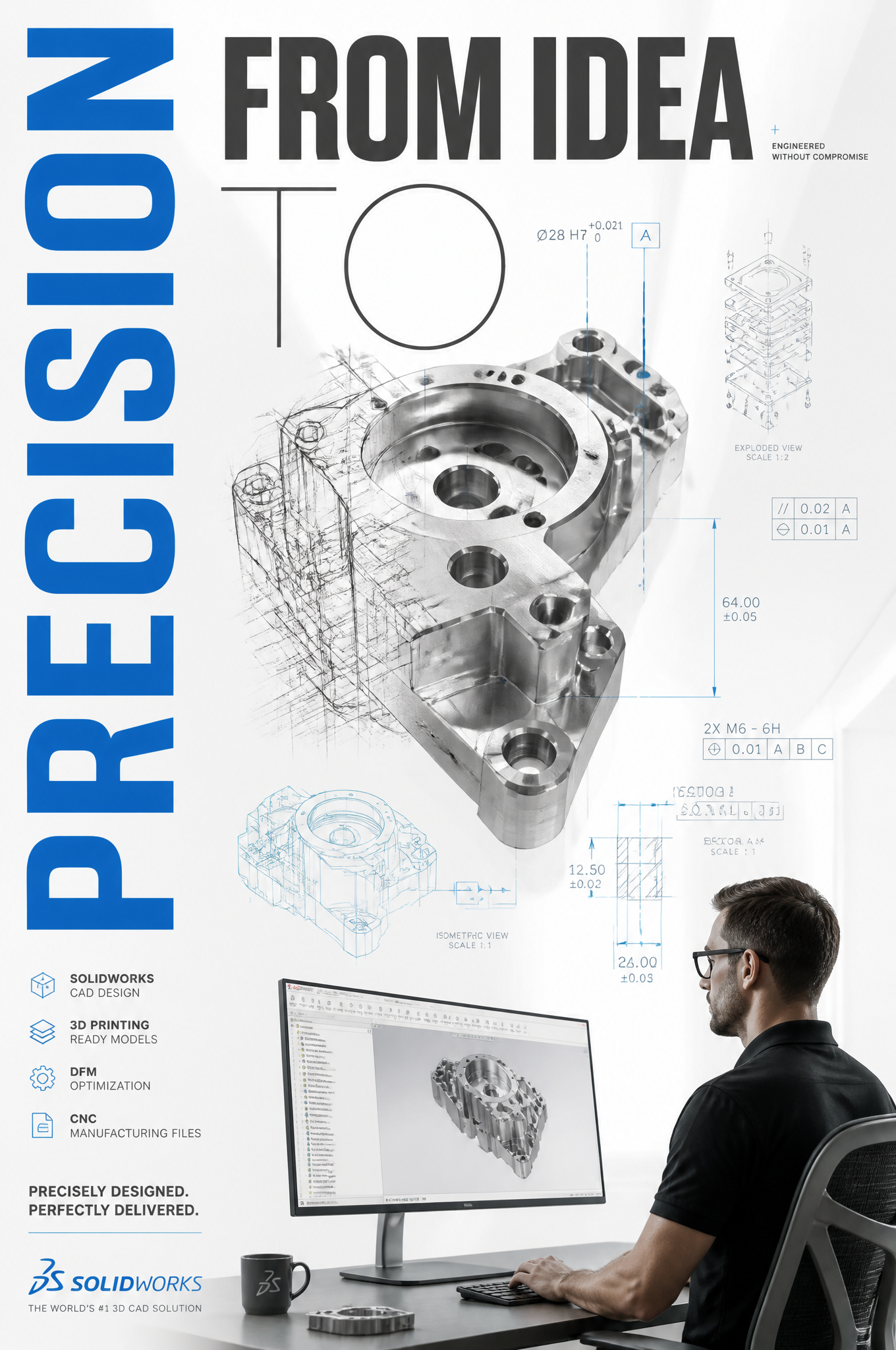 Precision Engineering Industrial Design Ad