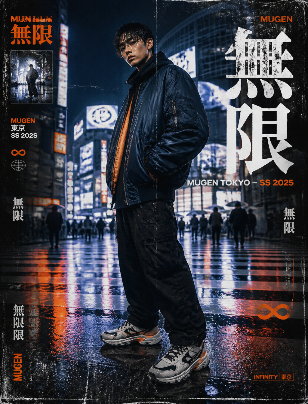 Neon Shibuya Streetwear Concept