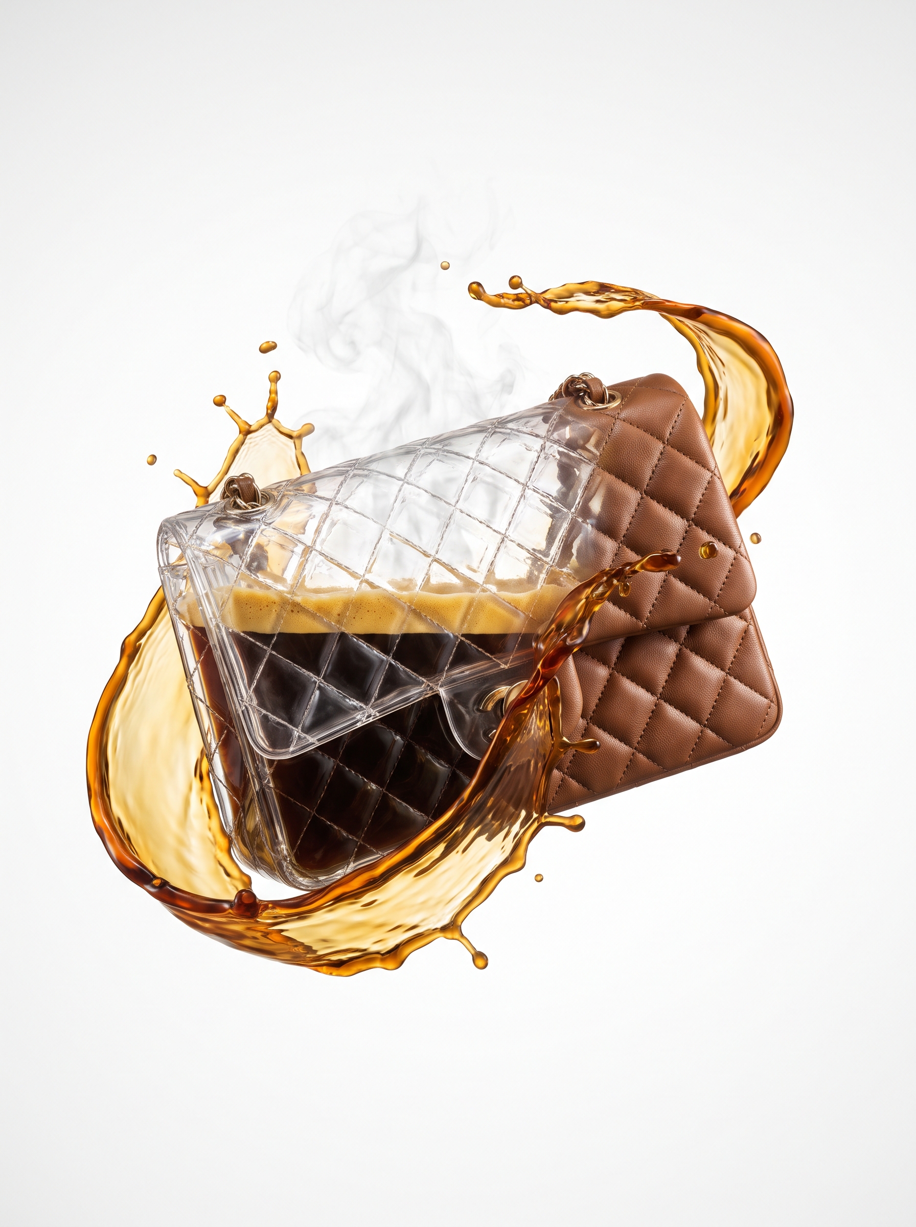 Luxury Handbag Fluid Metamorphosis