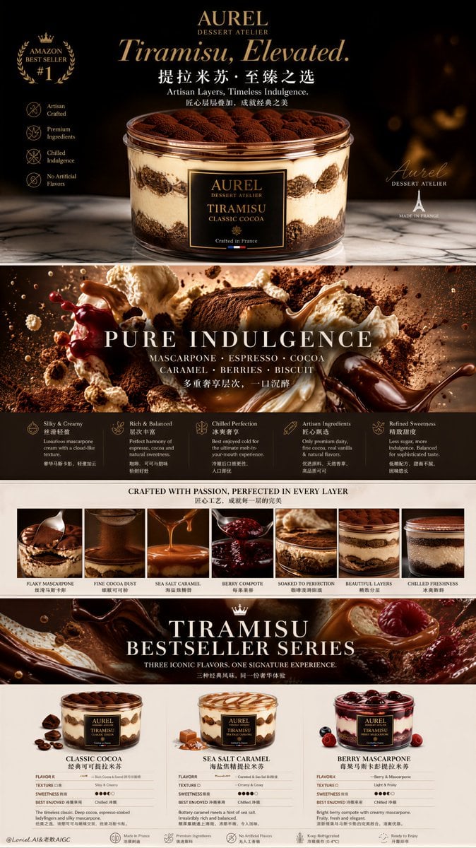 Luxury Oriental Milk Tea E-commerce Flagship Landing Page - alternate