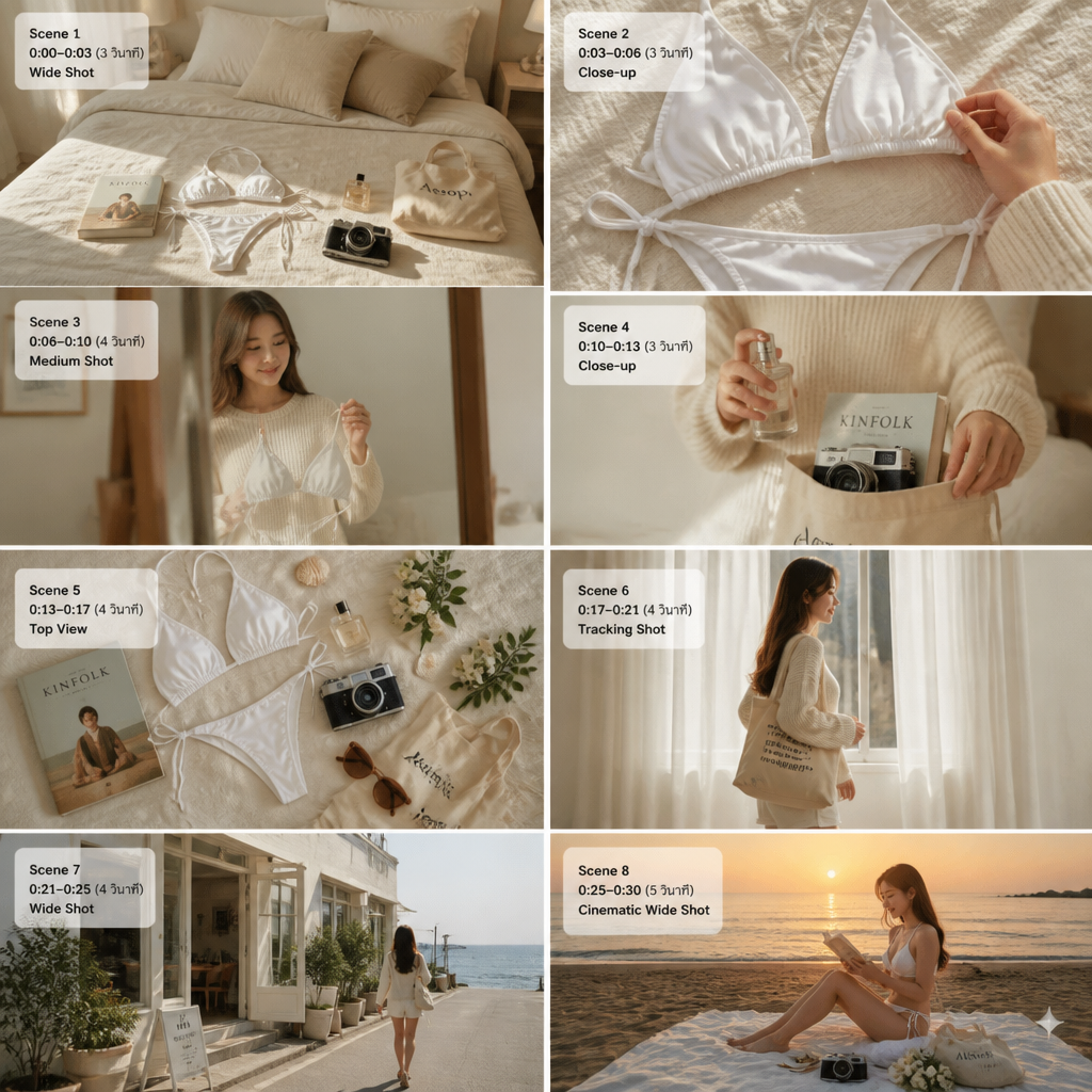 Minimalist Summer Slow Living Storyboard