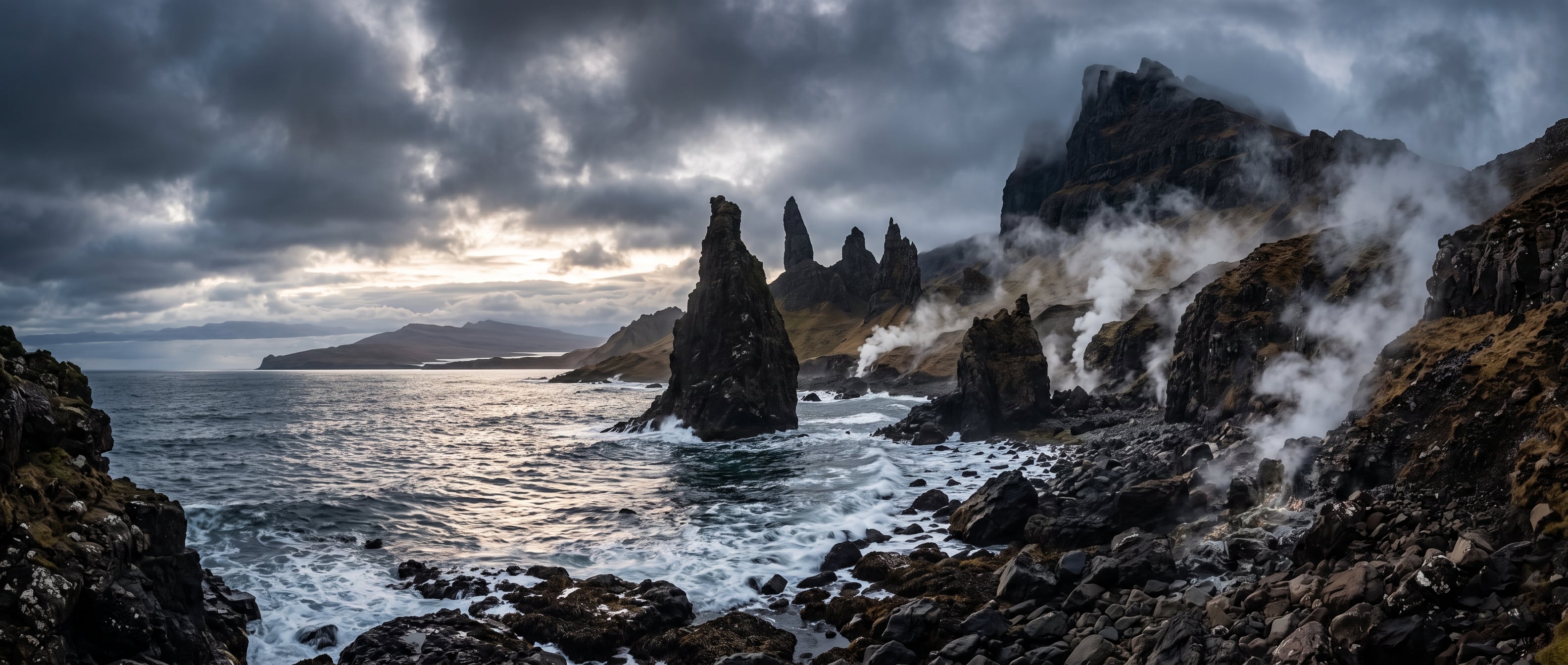 Mystical Scottish Highlands Panorama