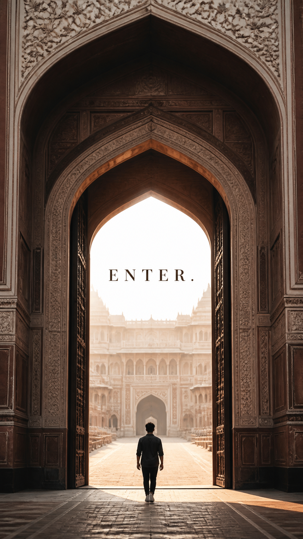 Monolithic Palace Entrance Editorial