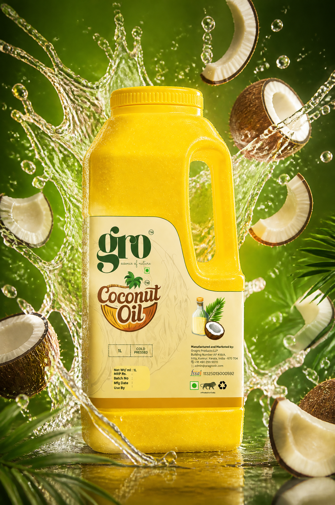 Gro Coconut Oil Dynamic Splash Commercial